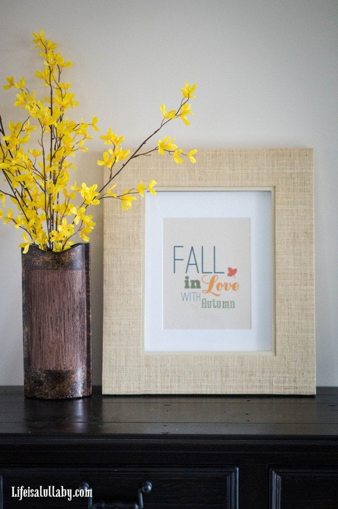 Fall in Love with Autumn Free Printable - 2