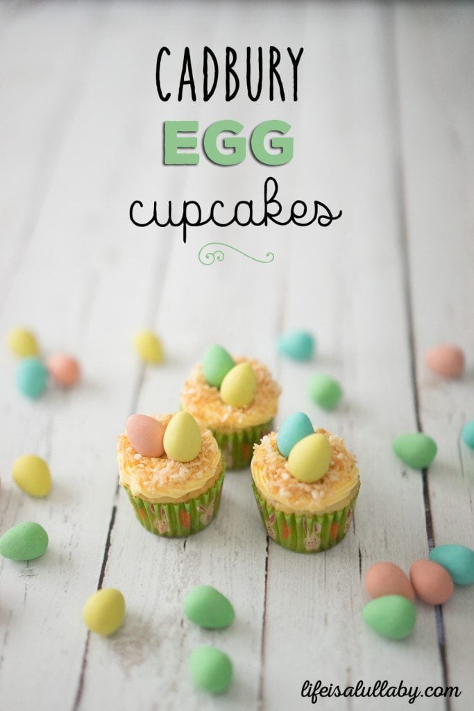 Cadbury Mini Egg Cupcakes for Easter