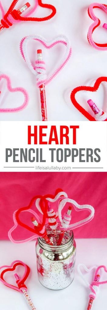 Heart Pencil Toppers