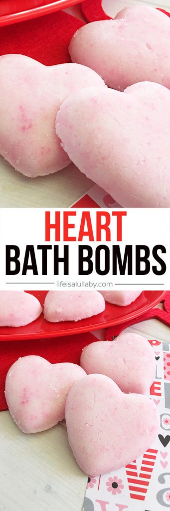 How to Make Heart Bath Bombs