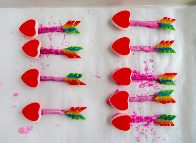 Step 5: Making Cupid Arrow Candy